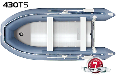 Надувная ПВХ лодка Yukona 430TS (алюминиевый пол)