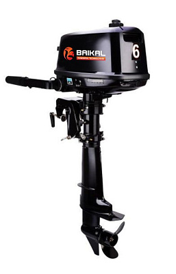 Лодочный мотор Baikal 6 HP (6 л.с., 2 такта)