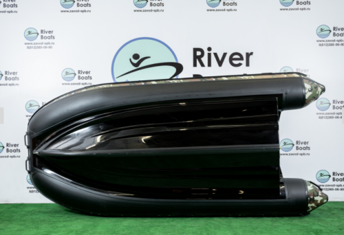 Лодка ПВХ РИБ RiverBoats RB-380 (Встроенный рундук) (New)
