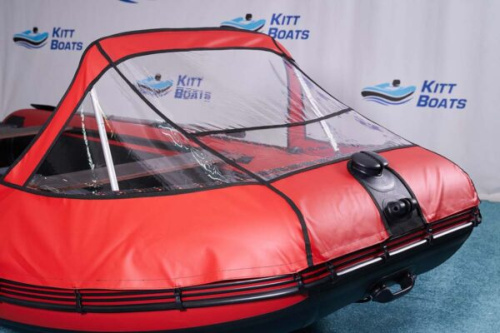 Тент носовой прозрачный на лодку Kitt Boats 300-330-360