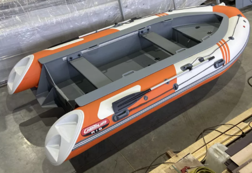 Моторная лодка РИБ Gelium 4300 (высокий борт, пластиковый конус)